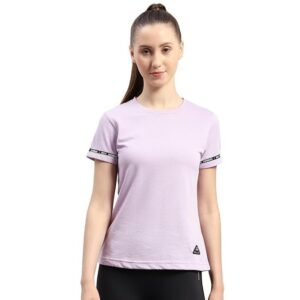 ROCK.IT Rockit from House of Monte Carlo Womens Solid Round Neck Half Sleeve Top