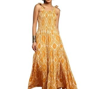 Indya Women's Fit and Flare Standard Length Dress