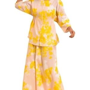 W for Woman Floral Cotton Round Neck Women's Top & Capri Set