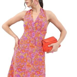 KETCH Women Regular Fit Printed Sleeveless Dress