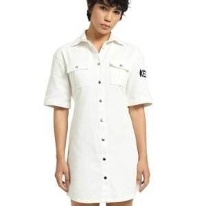 ONLY Women's Cotton Shirt Mini Dress