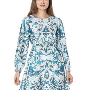 VERO MODA Ethnic Motifs Printed Fit & Flare Dress
