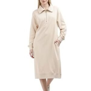 Tommy Hilfiger Women's Cotton Blend A-Line Below The Knee Casual Dress