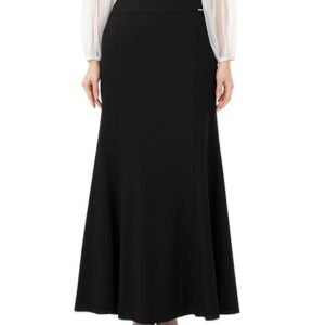 G-Line Fishtail Maxi Skirts for Women, Modest Mermaid Skirt, Long Skirts for Women, Casual High Waist Plus Size Skirt, XS-5XL