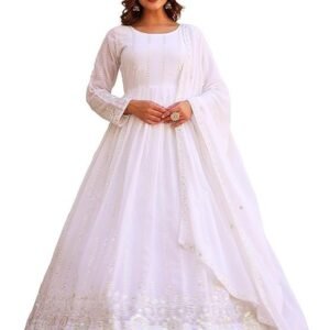 Fashion Basket Embroidered Anarkali Dress for Women