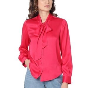 VERO MODA Women's Polyester Regular Fit T-Shirt