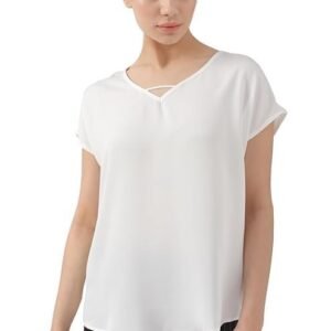 Van Heusen Women's Regular Fit V-Neck Formal Top