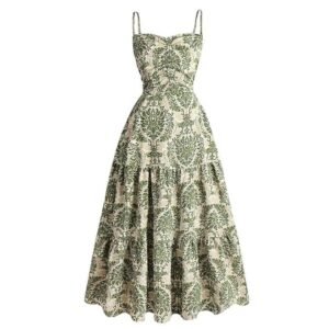 KACHEEG® Maxi Dress for Women – Summer Beach Vacation Outfit | Long Flowy Seaside Dress