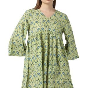 Van Heusen Women's Cotton Blend A-Line Knee-Length Dress