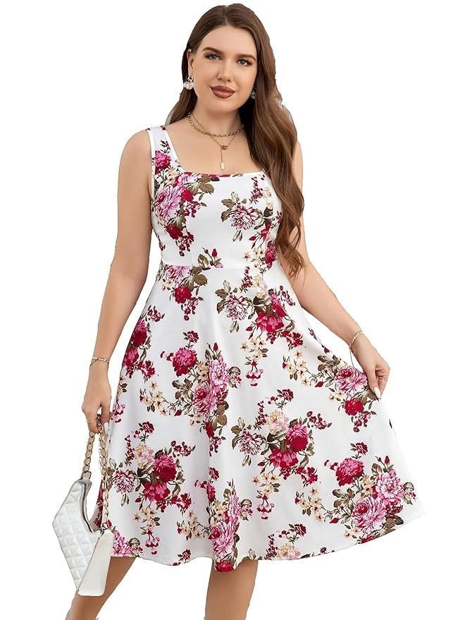 KATECLO Women's & Girls Midi Solid Cami Casual Dress