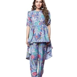 Leriya Fashion Women's Rayon Floral Co-Ord Set
